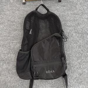 Roka Pro Vent Zip Mesh Backpack Black Lightweight Ventilated Daypack Outdoor